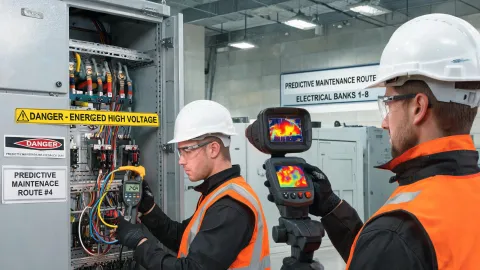 Industrial maintenance electrical cabinet