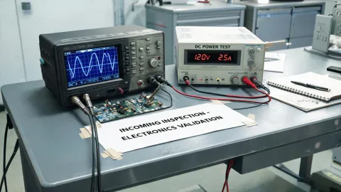Electronics manufacturing test bench